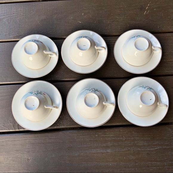 Vintage 1960s Wedgwood Pink Hope Teacups Saucers England Floral Rose Cottagecore - Picture 3 of 11